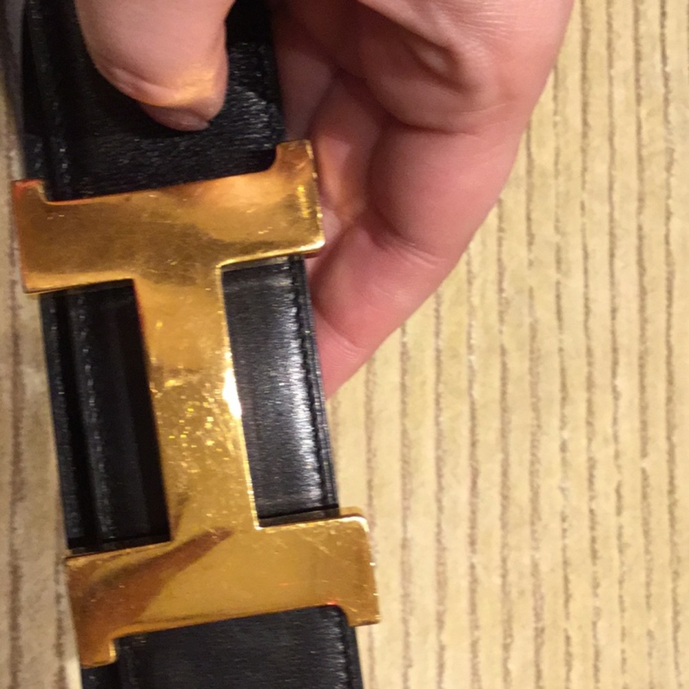 Authentic men’s Hermès belt